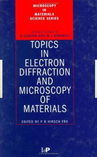 Cover image for Topics in Electron Diffraction and Microscopy of Materials