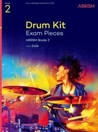 Cover image for Drum Kit Exam Pieces from 2024, Grade 2