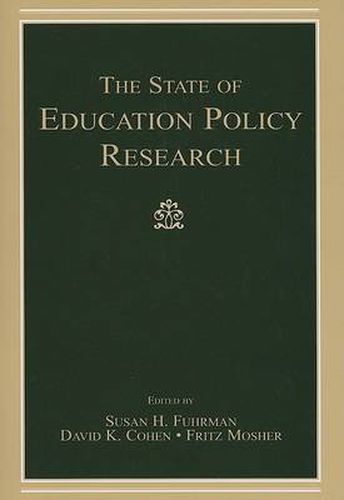 Cover image for The State of Education Policy Research