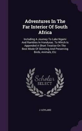 Cover image for Adventures in the Far Interior of South Africa: Including a Journey to Lake Ngami and Rambles in Honduras. to Which Is Appended a Short Treatise on the Best Mode of Skinning and Preserving Birds, Animals, Etc