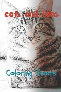 Cover image for Cat and Lion Coloring Sheets