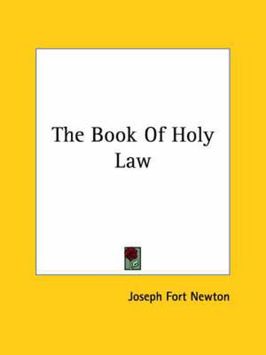 Cover image for The Book of Holy Law