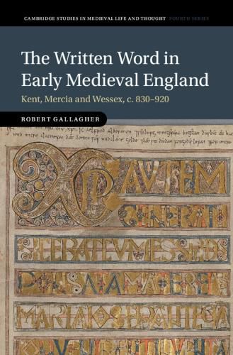 Cover image for The Written Word in Early Medieval England