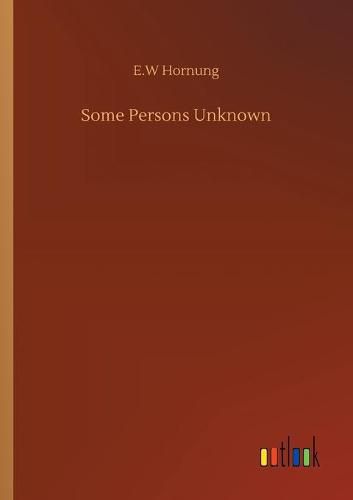 Cover image for Some Persons Unknown