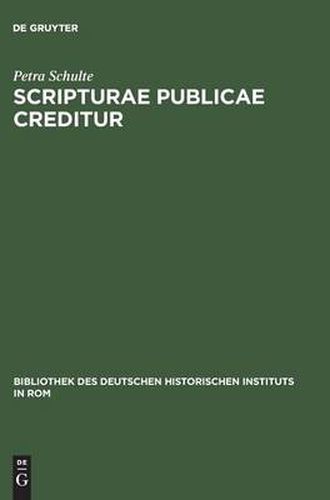 Cover image for Scripturae publicae creditur