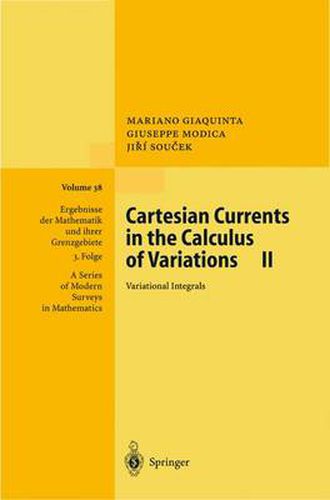 Cover image for Cartesian Currents in the Calculus of Variations II: Variational Integrals