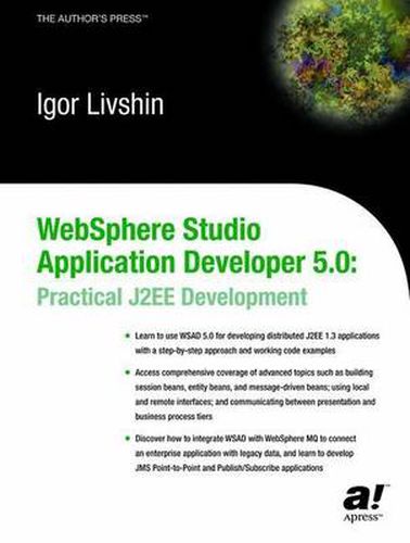 Cover image for WebSphere Studio Application Developer 5.0: Practical J2EE Development