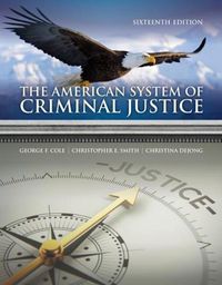 Cover image for The American System of Criminal Justice