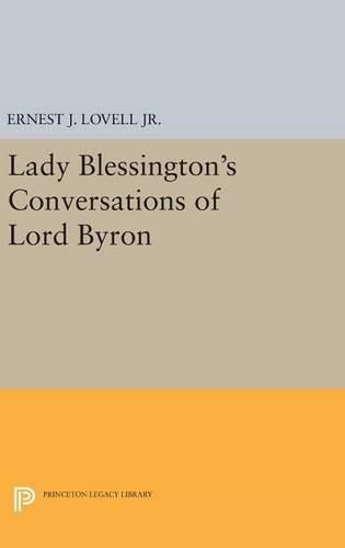 Cover image for Lady Blessington's Conversations of Lord Byron