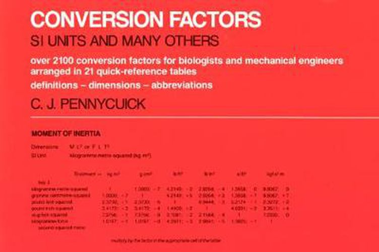 Cover image for Conversion Factors: S.I.Units and Many Others