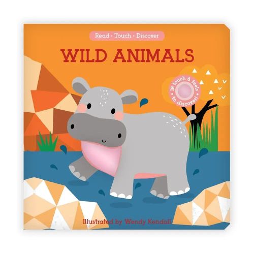 Cover image for Read, Touch, Discover: Wild Animals