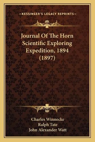 Journal of the Horn Scientific Exploring Expedition, 1894 (1897)