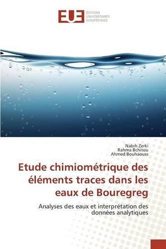 Etude Chimiom trique Des  l ments Traces Dans Les Eaux de Bouregreg