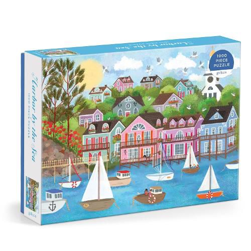 Cover image for Joy Laforme Harbor by the Sea 1000 Piece Puzzle