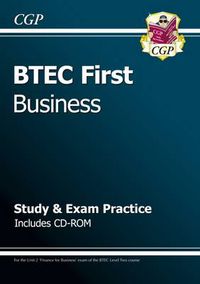 Cover image for BTEC First in Business - Study & Exam Practice with CD-ROM