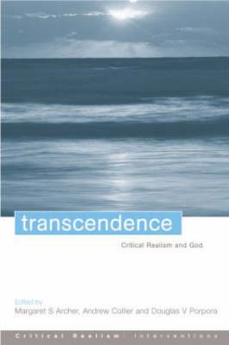 Cover image for Transcendence: Critical realism and God