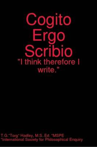 Cover image for Cogito Ergo Scribio