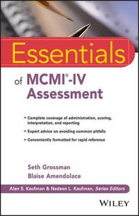 Cover image for Essentials of MCMI (R)-IV  Assessment