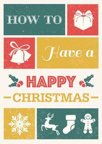 Cover image for How to have a Happy Christmas (Pack of 10)