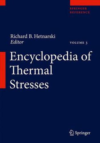 Cover image for Encyclopedia of Thermal Stresses