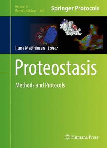 Cover image for Proteostasis: Methods and Protocols