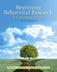 Cover image for Beginning Behavioral Research: A Conceptual Primer