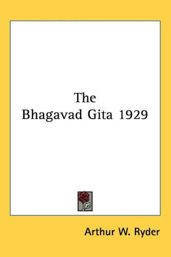 The Bhagavad Gita 1929