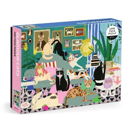 Cover image for Glamour Cats 1000 Piece Puzzle