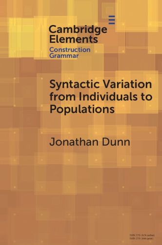 Cover image for Syntactic Variation from Individuals to Populations
