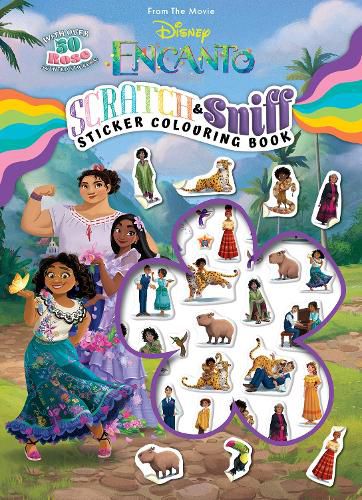 Cover image for Encanto: Scratch & Sniff Sticker Colouring Book (Disney)