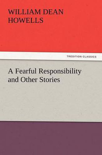 Cover image for A Fearful Responsibility and Other Stories