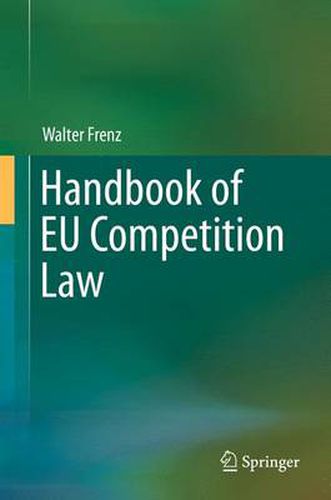 Cover image for Handbook of EU Competition Law