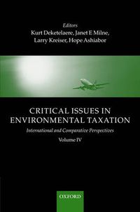 Cover image for Critical Issues in Environmental Taxation: International and Comparative Perspectives