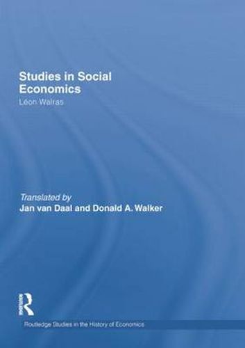 Cover image for Studies in Social Economics