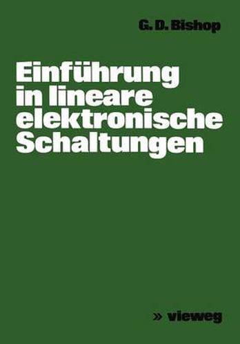 Cover image for Einfuhrung in Lineare Elektronische Schaltungen