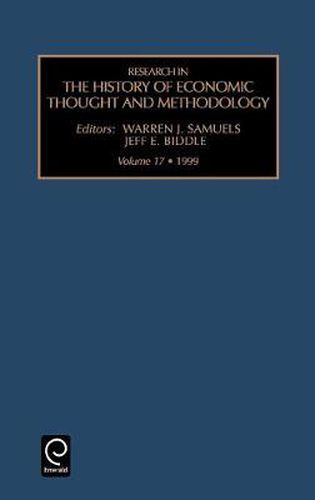 Cover image for Research in the History of Economic Thought and Methodology