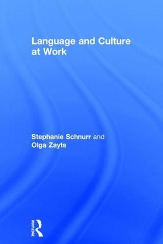 Cover image for Language and Culture at Work