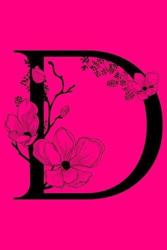 Cover image for D: Monogram Initial Letter Notebook