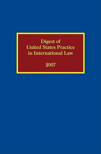 Cover image for Digest of United States Practice in International Law 2007