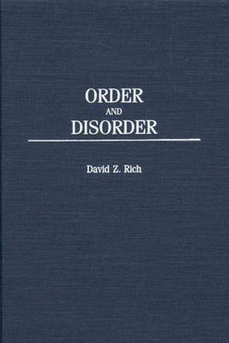 Cover image for Order and Disorder