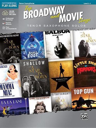 Top Broadway & Movie Songs Instrumental Solos: Tenor Saxophone Solos, Book & Online Audio/Software/PDF