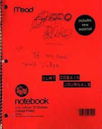 Cover image for Kurt Cobain Journals