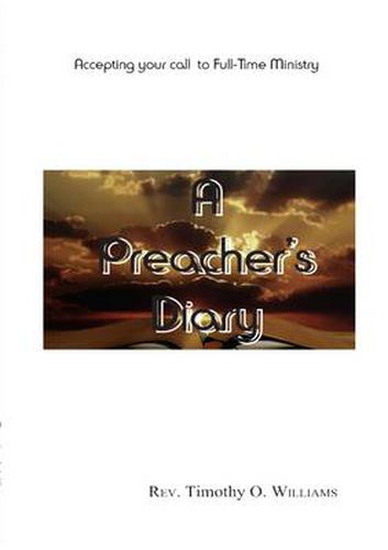 Cover image for A preacher's Diary