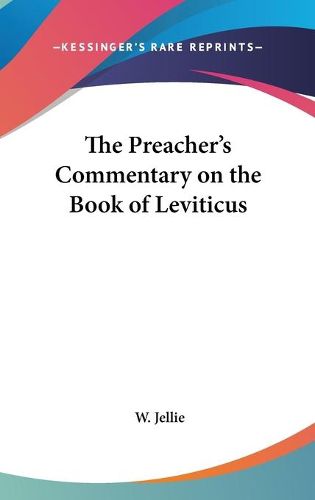 Cover image for The Preacher's Commentary On The Book Of Leviticus