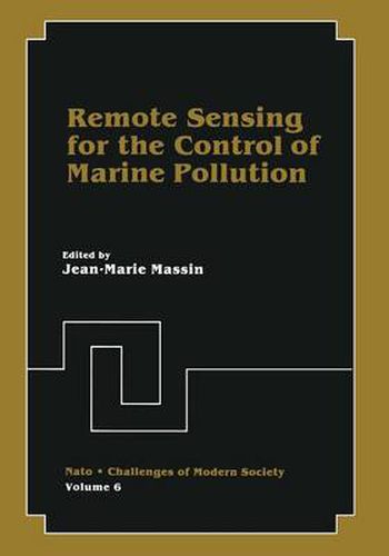 Cover image for Remote Sensing for the Control of Marine Pollution