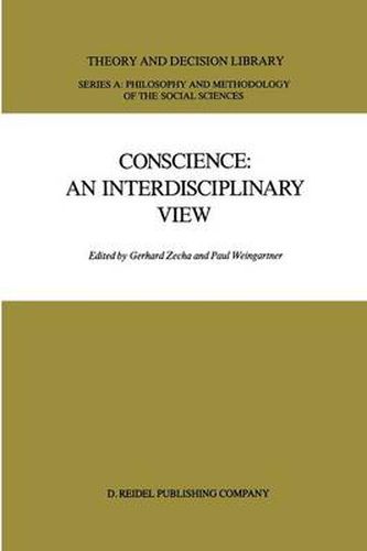 Cover image for Conscience: An Interdisciplinary View: Salzburg Colloquium on Ethics in the Sciences and Humanities