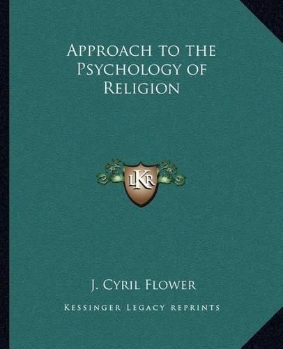 Approach to the Psychology of Religion