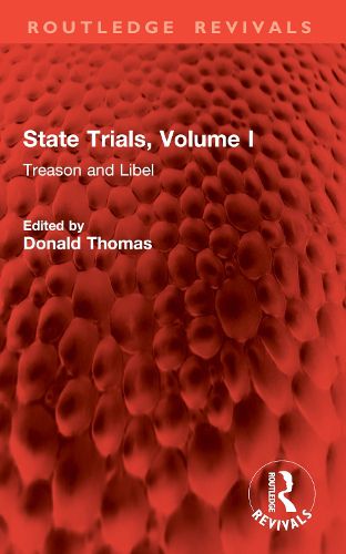 Cover image for State Trials, Volume I