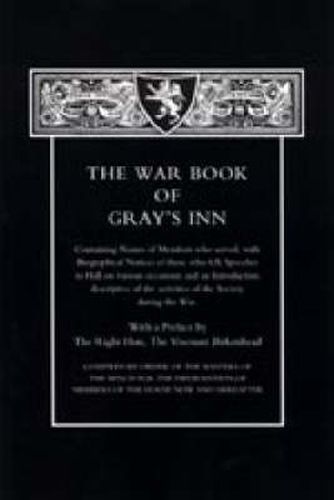 Cover image for War Book of Gray's Inn