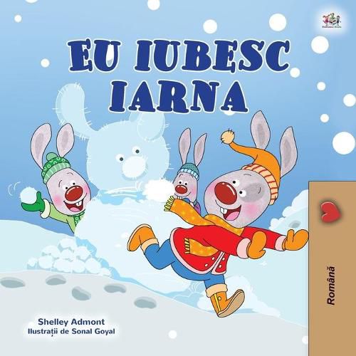 I Love Winter (Romanian Children's Book)